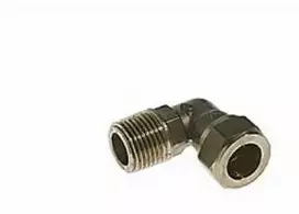 Vsh Fabrieken VSH suspaudimo kampo 90° nipelis, chromuotas, 12 mm x 1/2