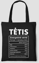 Spalvotas medžiaginis maišelis "Tėčio sudėtis"