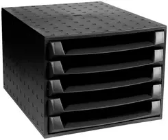 Exacompta 221014D, juodas, 387 mm, 284 mm, 218 mm