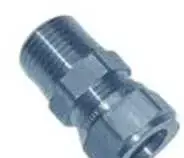 Vsh Fabrieken VSH suspaudimo adapterio nipelis, chromuotas, 10 mm x 1/2