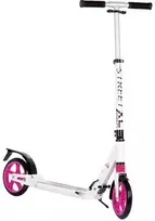 MCU-Sport Street XL Pro 205 mm transportavimo paspirtukas su amortizacija, rožinis