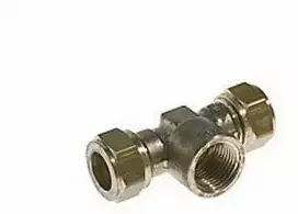 Vsh Fabrieken VSH kompresinis T formos mova 22 mm x 1/2 x 22 mm