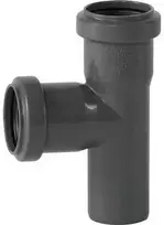 Gebr Ostendorf Kunststoffe HT Safe atšakinis vamzdis 40/40 mm 87 gr. Greitesnis ir paprastesnis montavimas su naujais patentuotais sandarinimo žiedais, sudarytais iš 3 lūpų.