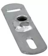 Walraven pagrindinis flanšas M8 - galvanizuotas. 145x38mm su taškiniu suvirinimu