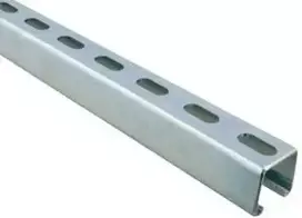Walraven tvirtinimo laikiklis 6 m Strut - galvanizuotas RapidStrut 41x21x2 mm. Pjūklo dantų formos