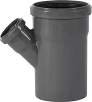 Gebr Ostendorf Kunststoffe HT Safe atšakinis vamzdis 110/50 mm 45 gr. Greitesnis ir paprastesnis montavimas su naujais patentuotais sandarinimo žiedais, sudarytais iš 3 lūpų.