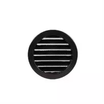 Duka Ventilation Venecijos žaliuzės Dusav 9011 išorinės Ø125 mm juodos