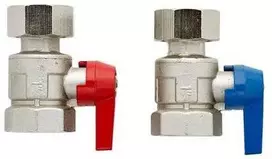 Watts Rutulinių vožtuvų komplektas 1" x 3/4" Ni t/kolektorius