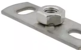 Walraven Pagrindo flanšas M10 - nerūdijantis 316 plienas Pagrindo flanšas 145x35 mm su suvirinta įvore