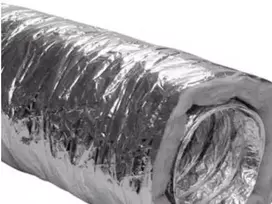 Alnor Garso izoliacinė žarna Ø160 - su garų barjeru ir 50 mm izoliacija. Ilgis: 10 m.