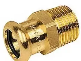 Sanha Pereinamasis nipelis 11/4 - 11/4x35 mm vario presas. M ir V formos žandikauliai. Pistoleto metalo.