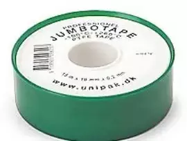 UNIPAK Jumbotape 15mx19mmx0.200mm garams, geriamajam vandeniui ir šildymui Dideliems sriegiams Temperatūros diapazonas nuo -200°C iki +160°C