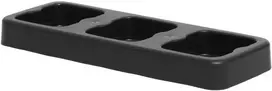 Twinco TWIN Base trio šiukšliadėžėms Style, 3 x 20 l, juodos spalvos