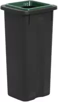 Twinco TWIN šiukšliadėžė rūšiavimui 20L – Žalia Žalia 2650x2350x5100mm (1 vnt.)