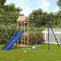 Lauko žaidimų aikštelės komplektas, douglas eglės masyvas