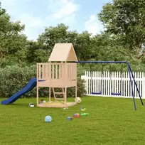 Lauko žaidimų aikštelės komplektas, pušies medienos masyvas