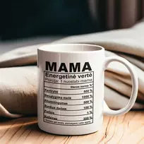 Puodelis "Mamos sudėtis"