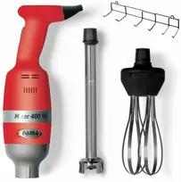 2in1 Maišytuvas rankinis maišytuvas SET + plaktuvas + kabykla 400W - Hendi 224380