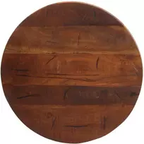 Stalviršis, 50x2,5cm, perdirbtos medienos masyvas, apskritas