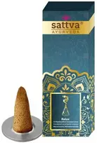 Eglės kvapo smilkalų kūgiai Relax, Sattva Ayurveda, 20g