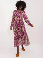 Italy Moda Suknelė-DHJ-SK-13928.42-violetinė