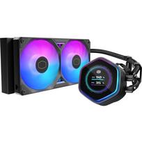 Vandens aušintuvas procesoriui Cooler Master MasterLiquid 240 Atmos II LCD, 277 mm x 120 mm