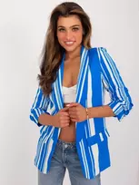Italy Moda Švarkas moterims -DHJ-MA-2766.55-tamsiai mėlyna