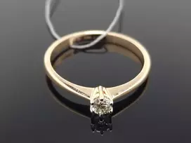 Best Diamonds Auksinis žiedas su briliantu Praba: 585