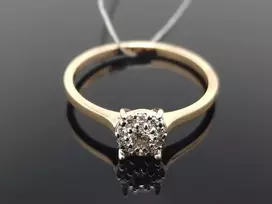 Best Diamonds Auksinis žiedas su briliantais Praba: 585