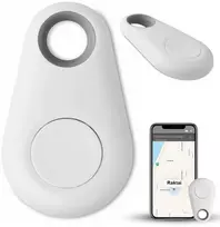 Bluetooth 4.0 raktų ieškiklis - pakabukas, baltas