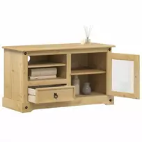 TV staliukas Televizoriaus spintelė Corona, 100x45x58cm, pušies masyvas