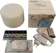 Sensory World Aroma difuzeris su aromaterapinių aliejų rinkiniu