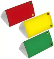 Timetex Šviesoforo kortelių rinkinys, 3 pusių, 10 vnt. (TT10842)