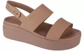 Sandalai moterims Crocs Brooklyn Low Wedge smėlio sp. 206453 2EL (39-40)