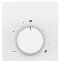 PETTINAROLI Pro kambario termostatas analoginis - kambario termostatas analoginis baltas
