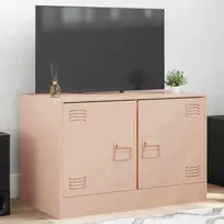 TV staliukas Televizoriaus spintelė, rožinės spalvos, 67x39x44cm, plienas