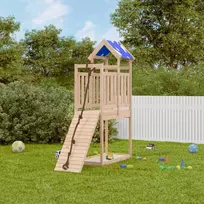 Lauko žaidimų aikštelės komplektas, pušies medienos masyvas