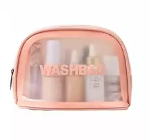 Ecarla Washbag sulankstomas kosmetikos krepšys Rožinė