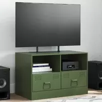 TV staliukas Televizoriaus spintelė, alyvuogių žalia, 67x39x44cm, plienas