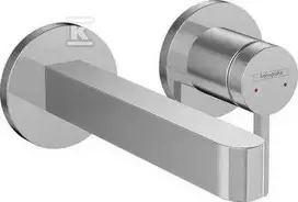 Hansgrohe Finoris 2-jų dalių praustuvo maišytuvas iš sienos 165mm, chromas