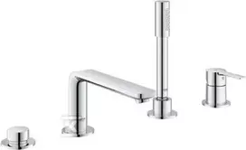 Grohe Lineare vonios maišytuvas į kraštą, 4-ių dalių, chromas