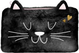 Penalas PASO Black Cat, pliušinis, 21 x 13 cm, juodos sp.