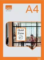 Nobo lipnus magnetinis rėmelis A4, 2 vnt., oranžinis