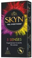 Alkotesteris UNIMIL_Skyn 5 Senses prezervatyvai 5vnt
