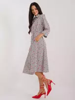 Lakerta Suknelė-LK-SK-509673-1,41X-balta-juoda