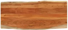 Stalviršis, 140x60x3,8cm, akacijos masyvas, su gyvu kraštu