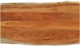 Stalviršis, 120x60x2,5cm, akacijos masyvas, su gyvu kraštu