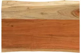 Stalviršis, 60x40x3,8cm, akacijos masyvas, su gyvu kraštu