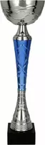 Victoria Sport Sidabrinis ir mėlynas metalinis puodelis TUMAS BL 9218D