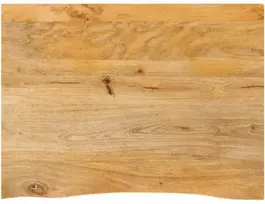 Stalviršis, 90x60x2,5cm, mango medienos masyvas, su gyvu kraštu